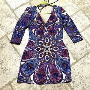 Alexia Admor Paisley Body-Con Dress 👗 Small